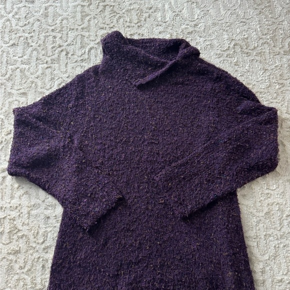 Coldwater Creek Sweaters - Coldwater Creek Deep Purple Cowl Neck Sweater